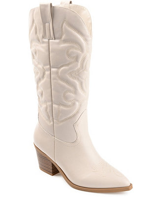 Journee Collection Women's Chantry Cowboy Boots - Macy's