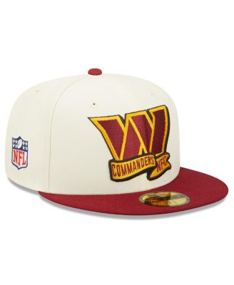 Men's New Era Navy/Gold Washington Commanders Logo 59FIFTY Fitted Hat