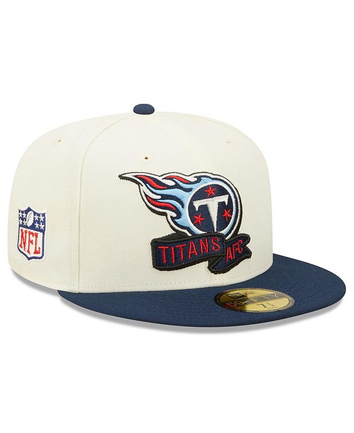  New Era Men's Cream/Navy Dallas Cowboys 2022 Sideline