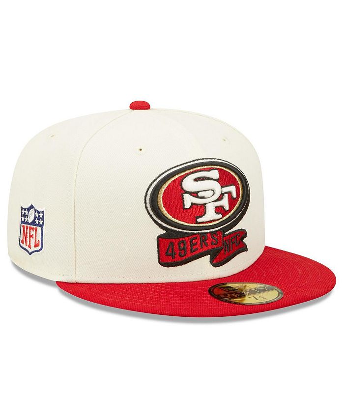 KTZ Tan San Francisco 49ers Logo Main 59fifty Fitted Hat in Pink for Men