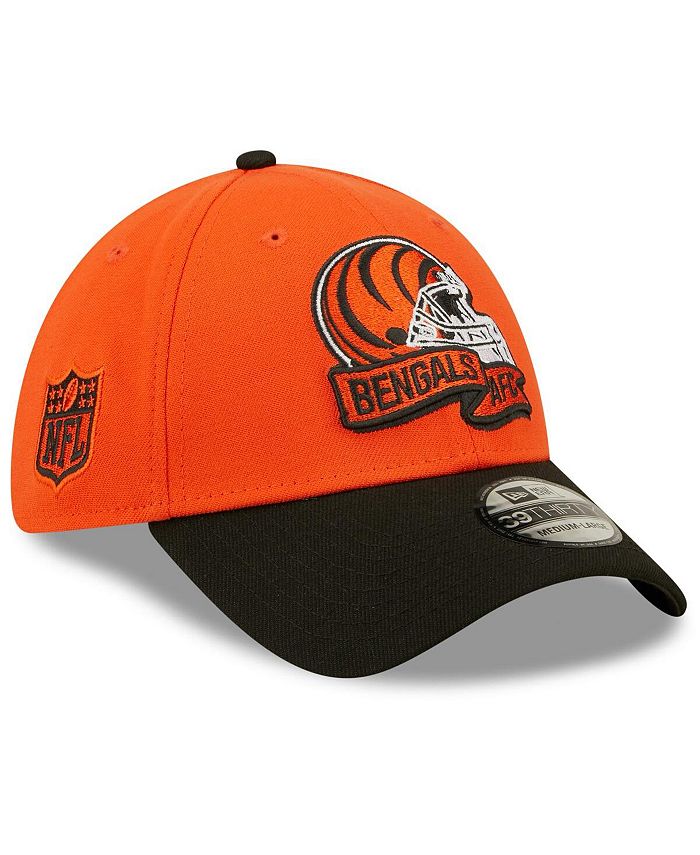 New Era Men's Orange, Black Cincinnati Bengals 2022 Sideline 39THIRTY Flex  Hat - Macy's