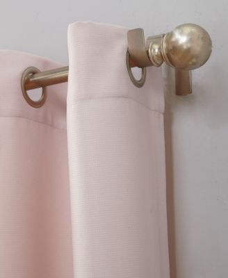 Valerie Heathered Texture Semi-Sheer Grommet Curtain Panel