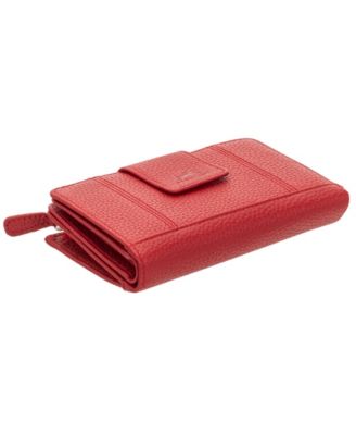 Women's Pebbled Collection RFID Secure Clutch Wallet