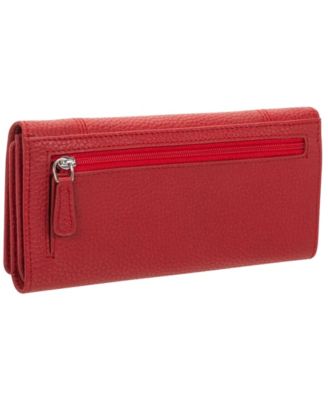 Women's Pebbled Collection RFID Secure Trifold Wallet