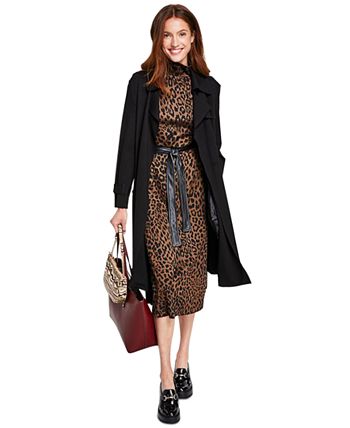 Anne klein animal print dress new arrivals