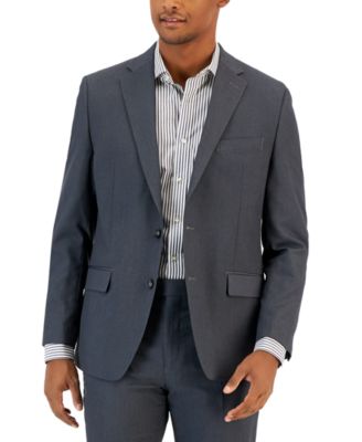 van heusen men's notch lapel slim fit blazer