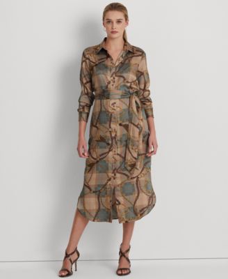 lauren ralph lauren twill shirtdress