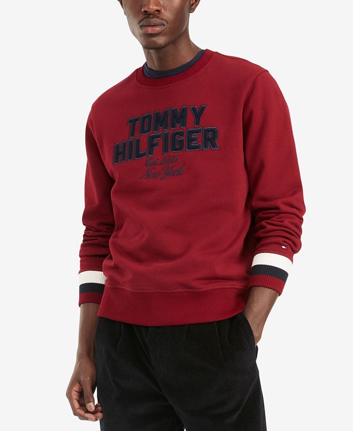Tommy Hilfiger Men's Embroidered Logo Hoodie - Macy's