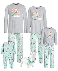 Tropical Santa Matching Pajamas, Created for Macy's