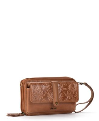 Sequoia Leather Smartphone Convertible Crossbody Wallet