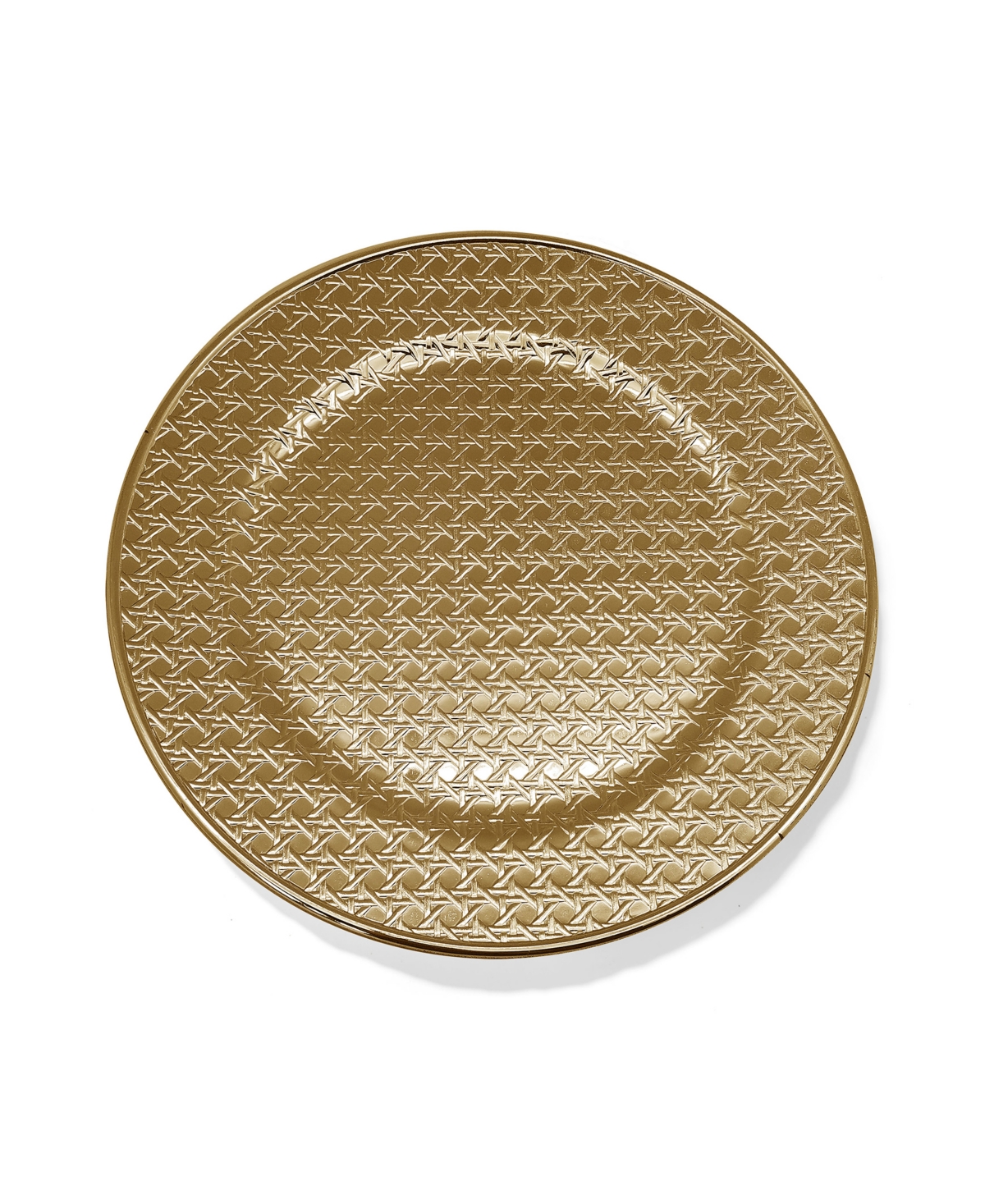 American Atelier Impressions Charger Plates Electroplated Set, 4 Pieces