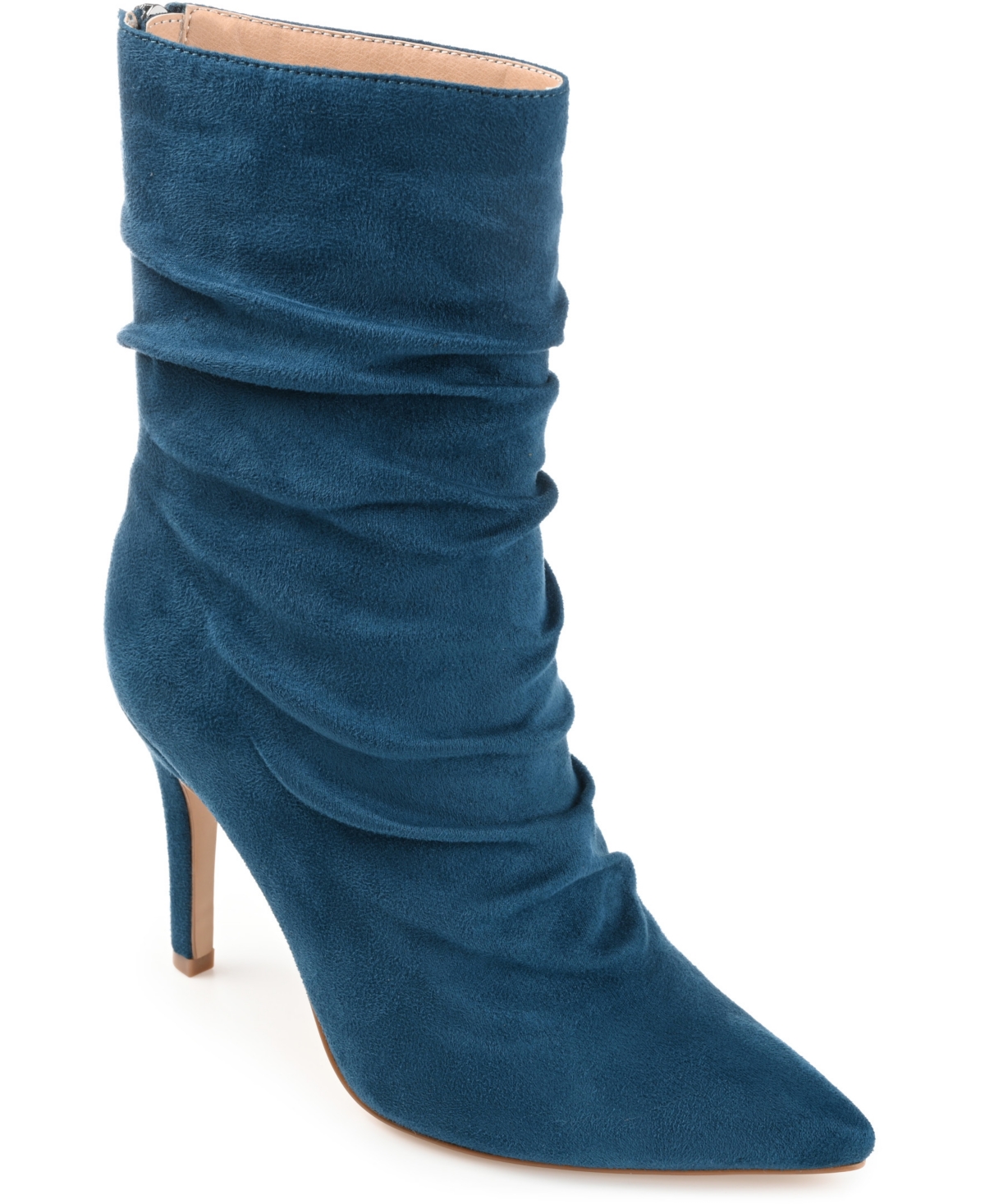 Shop Journee Collection Women's Markie Stiletto Booties In Blue