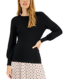 Women's Long-Sleeve Open-Back Sweater