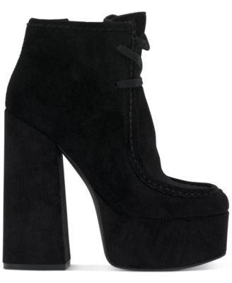 Jessica Simpson Women's Saima Lace-Up Platform Booties
