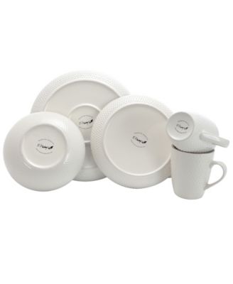 Yeva Swirl 16 Pc. Dinnerware Set, Service for 4
