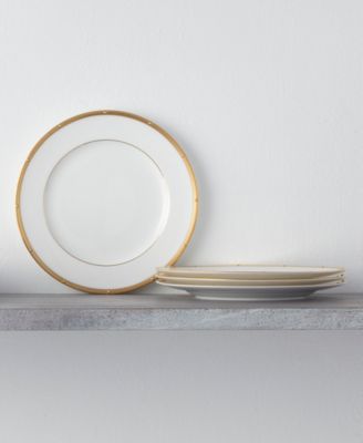 Rochelle Gold Set of 4 Salad Plates, 8.25"