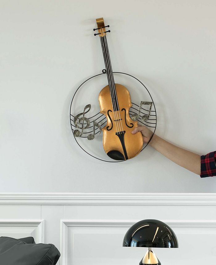 Vintiquewise Hanging Musical Note Wall Art Decor Sculpture Macy's