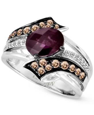 Le Vian® Raspberry Rhodolite (1-3/4 ct. t.w.) & Diamond (1/2 ct. t.w ...