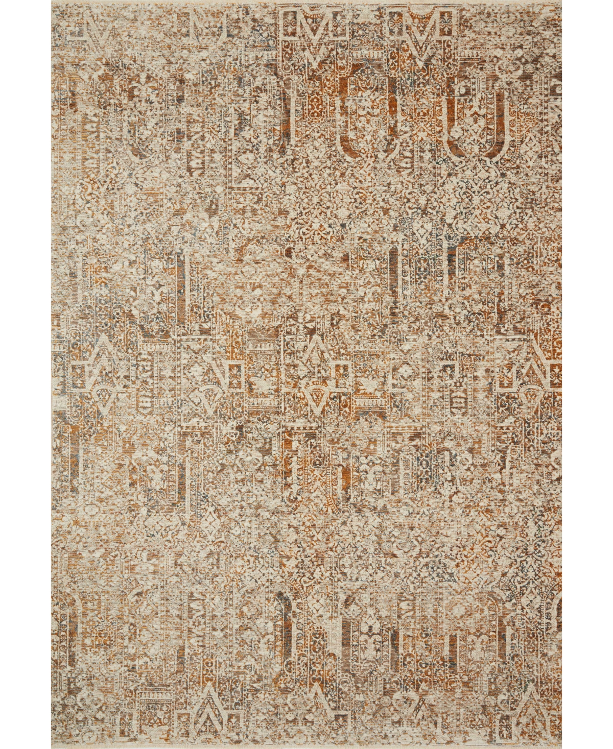 Loloi Lourdes Lou-05 5'3in x 7'9in Area Rug - Ivory