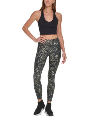 DKNY Sport - Electric Shock Printed 7/8 Leggings