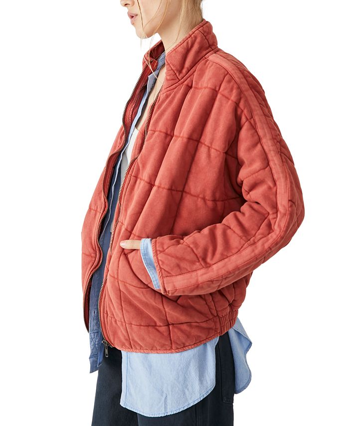 Free People Quilted DolmanSleeve Jacket & Reviews Jackets & Blazers