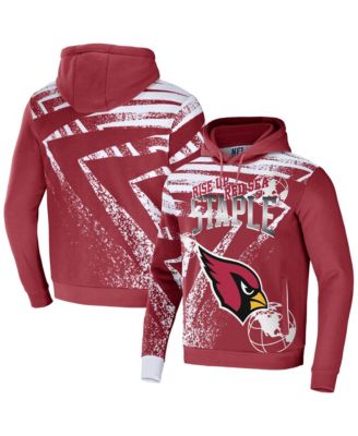 Men's NFL x Staple Red San Francisco 49ers All Over Print Pullover Hoodie