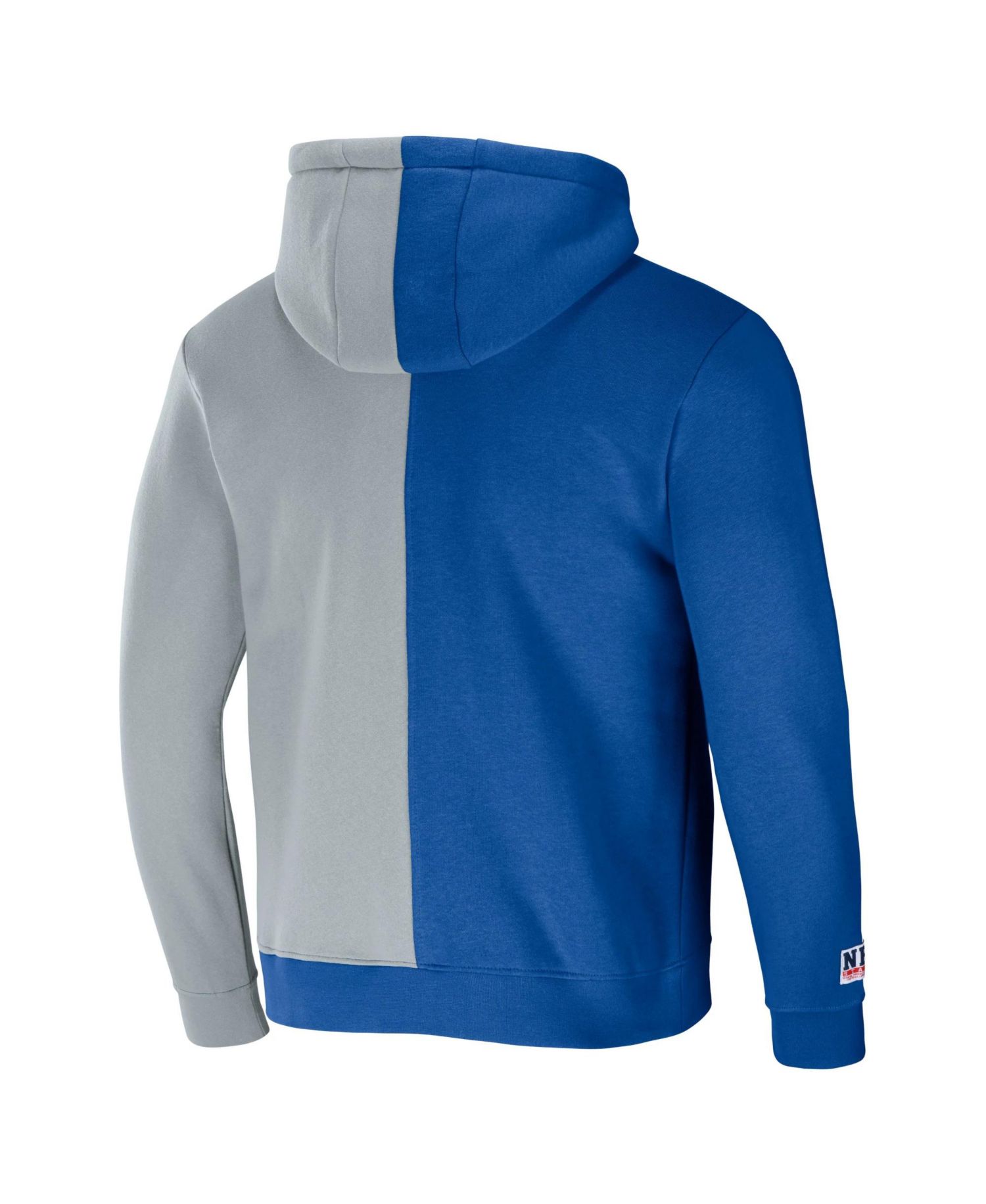 Men's NFL X Staple Royal, Gray Los Angeles Rams Split Logo Pullover Hoodie