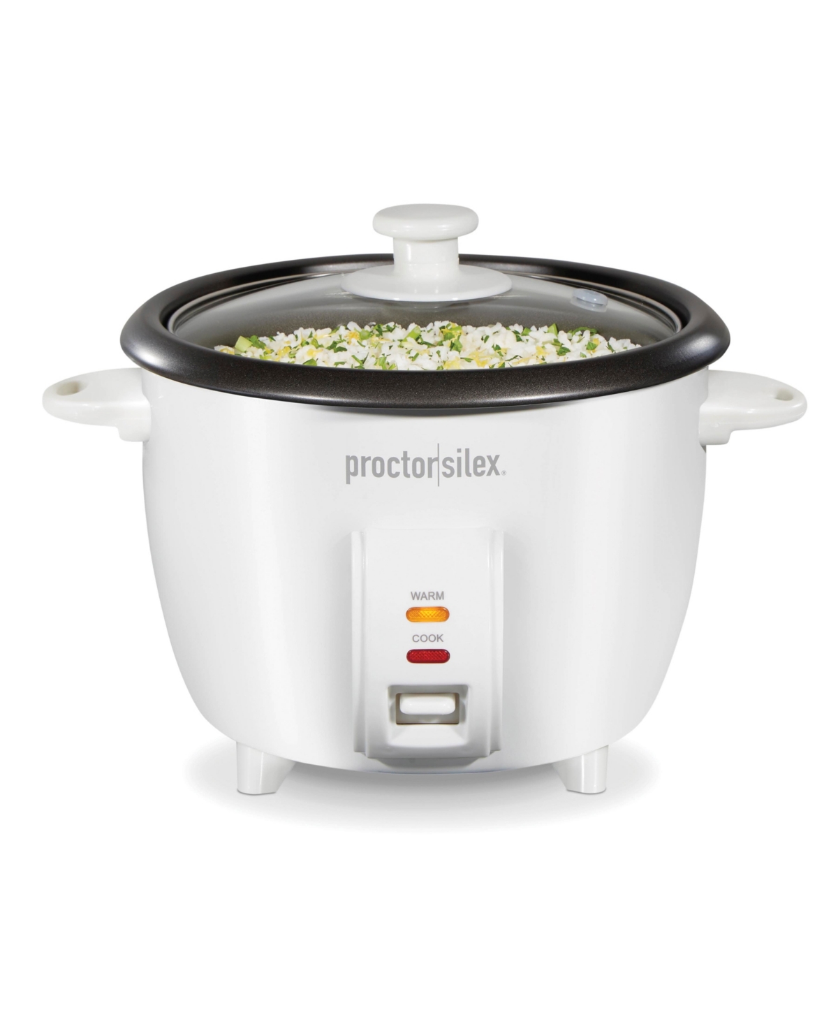 Proctor Silex 10 Cup Rice Cooker And Steamer In White