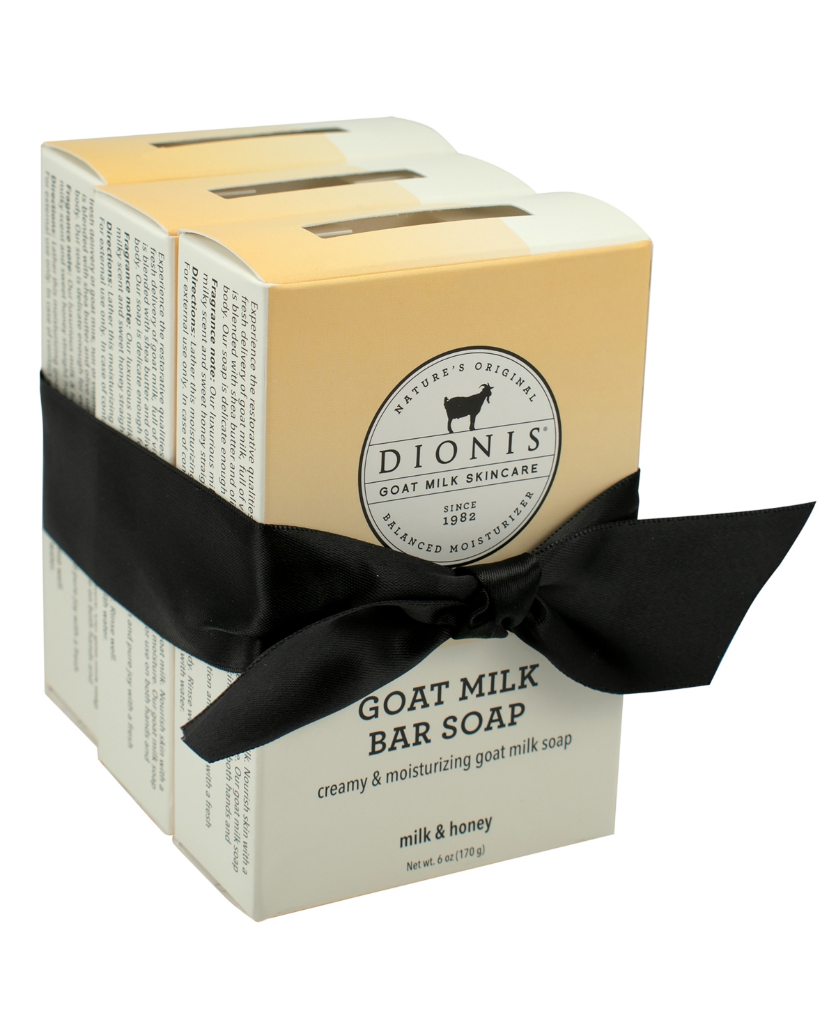 Dionis Milk Honey Goat Milk Bar Soap Bundle, Pack of 3