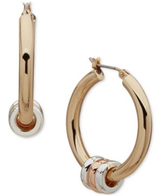 anne klein small hoop earrings