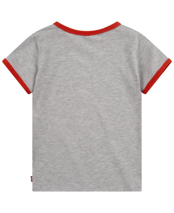 Levi's Toddler Girls Box Tab Ringer T-shirt, Created for Macy's - Macy's