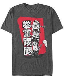 Men's Minions Kanji Stack Short Sleeve T-shirt