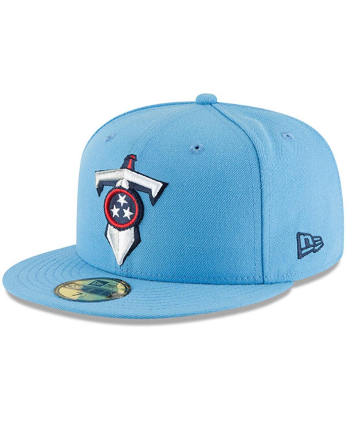 NEW ERA MEN'S NEW ERA LIGHT BLUE TENNESSEE TITANS OMAHA 59FIFTY HAT