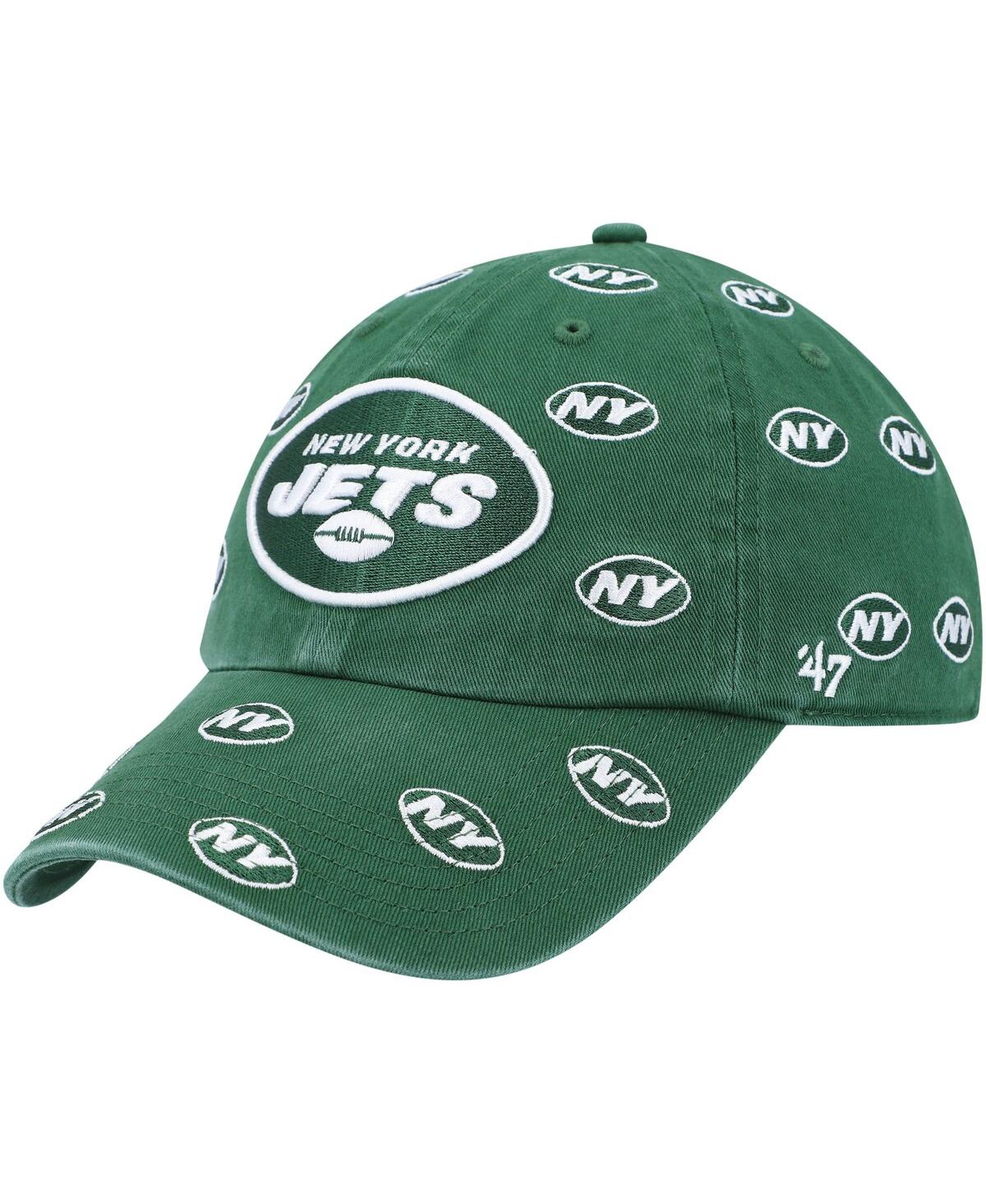47 Brand Women's '47 Green New York Jets Confetti Clean Up Adjustable Hat