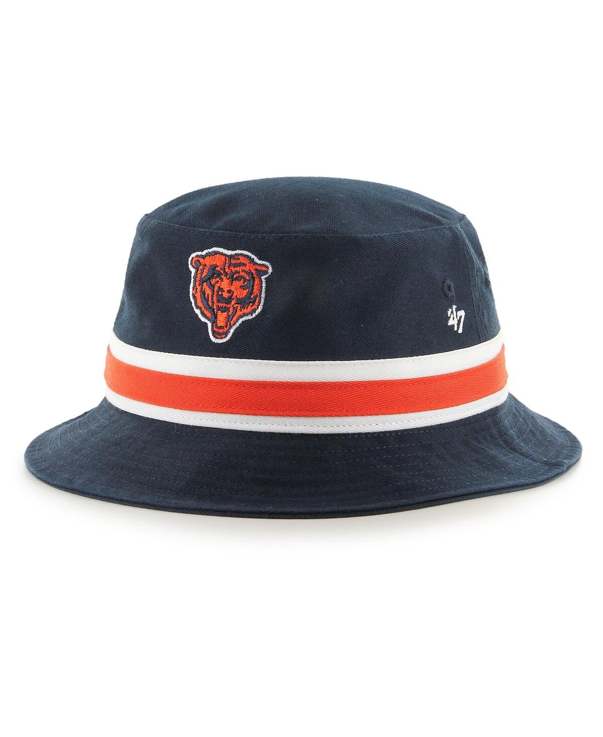 47 Brand Men's '47 Navy Chicago Bears Striped Bucket Hat
