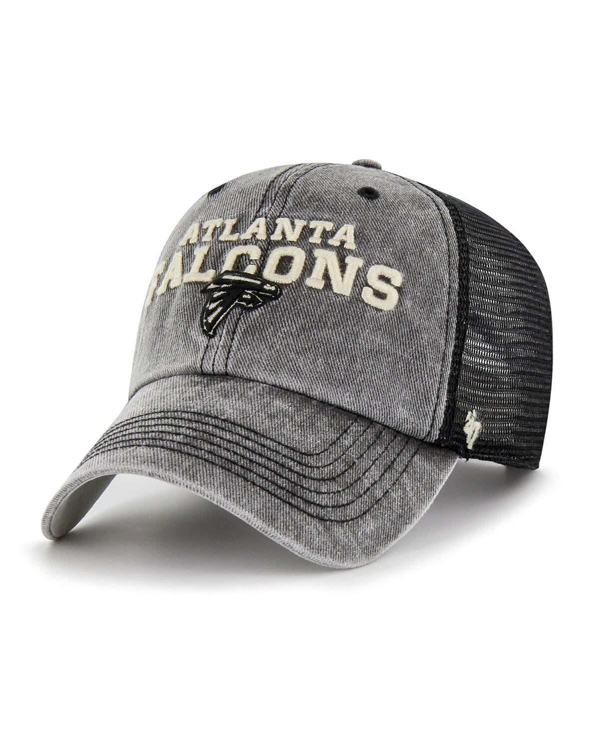 47 Brand Men's '47 Black New Orleans Saints Drumlin Trucker Clean Up Snapback Hat
