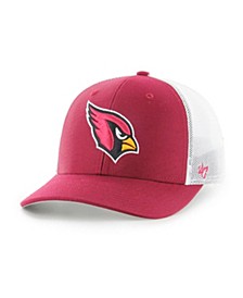 Men's Cardinal and White Arizona Cardinals Trophy Trucker Flex Hat
