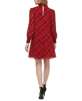 Tommy hilfiger plaid new arrivals dress