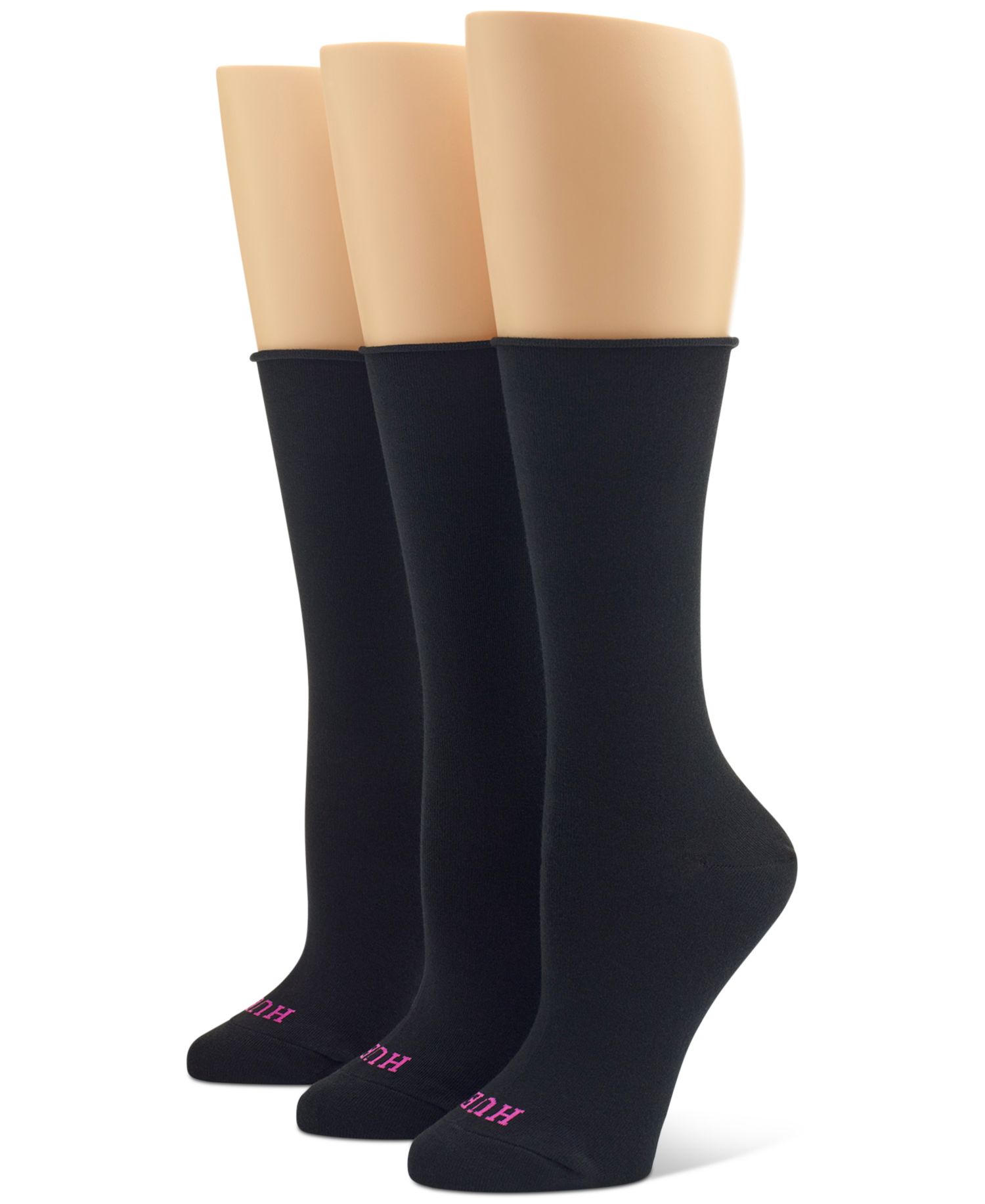 Women's Roll Top Socks 3-Pack U6487MP