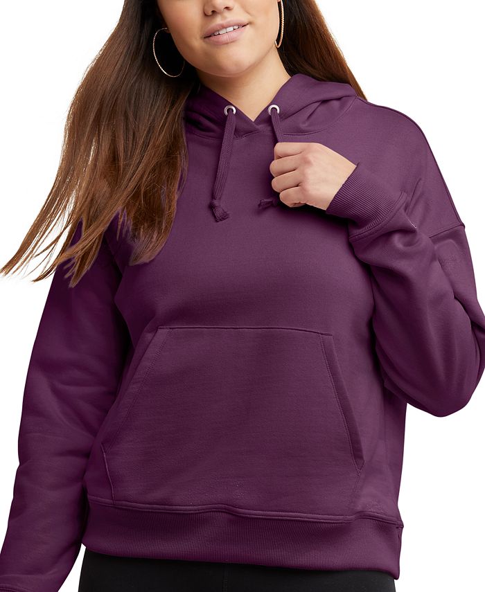 Champion Women's Powerblend Fleece Sweatshirt Hoodie & Reviews - Activewear  - All - Macy's