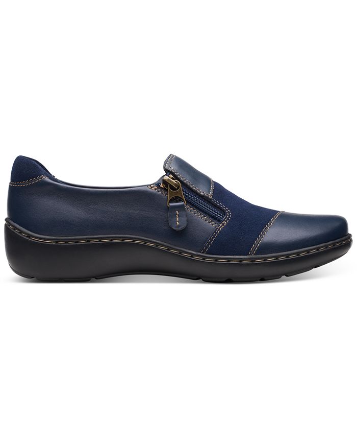 Clarks Women's Cora Harbor Zip Flats & Reviews Flats & Loafers Shoes Macy's