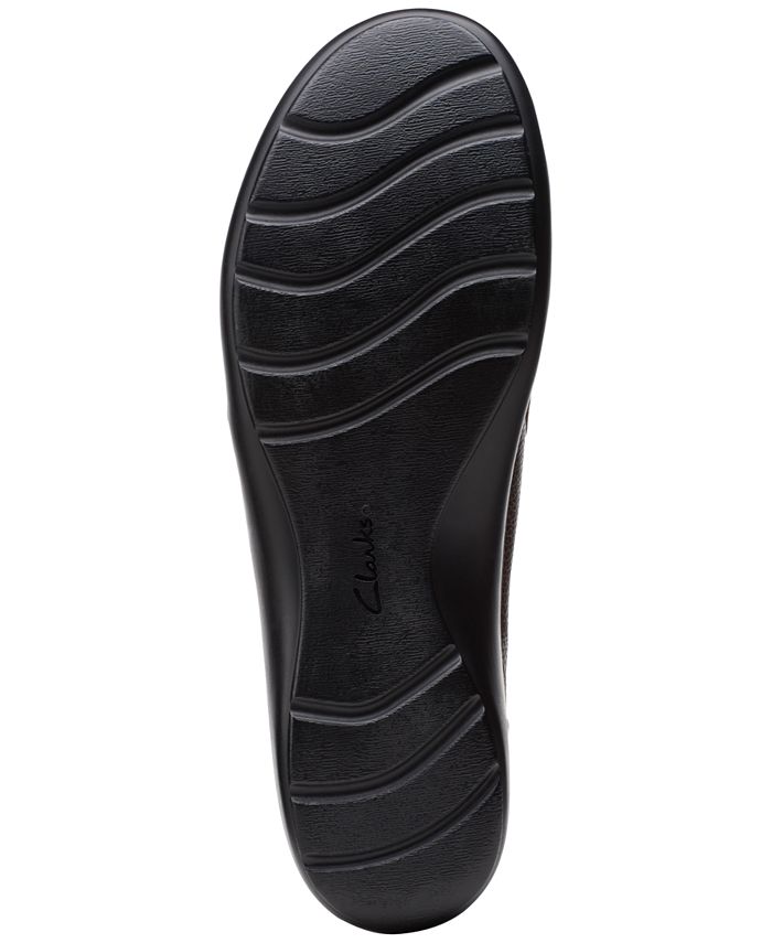 Clarks Women's Cora Giny Cushioned Zip Loafer Flats Macy's