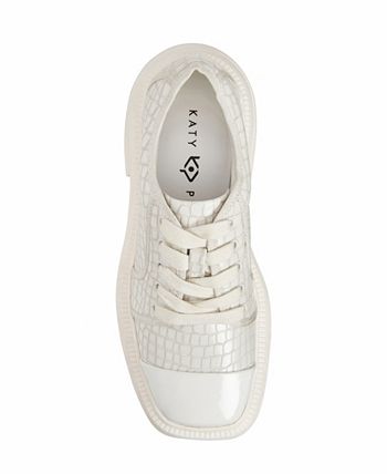 Katy Perry Women's The Geli Solid Lace-up Lug Sole Sneakers - Macy's