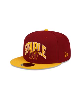 New Era Hat - Washington Commanders - Gold / Burgundy - 7 / Gold / Burgundy