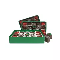 3PK Frango Chocolates Holiday Deco Milk Mint 15 Piece Box Of Chocolates