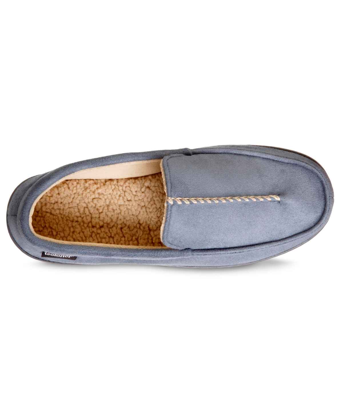 Isotoner Men's Advanced Memory Foam Microsuede Liam Comfort Moccasin Slippers