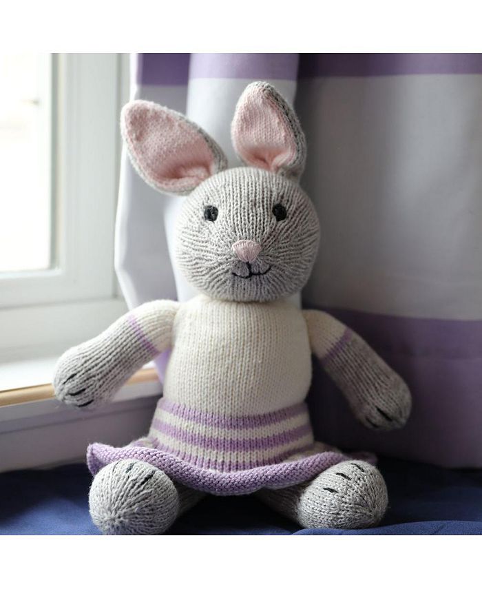 Melange Collection Grey Bunny Plush Toy with Skirt Macy's