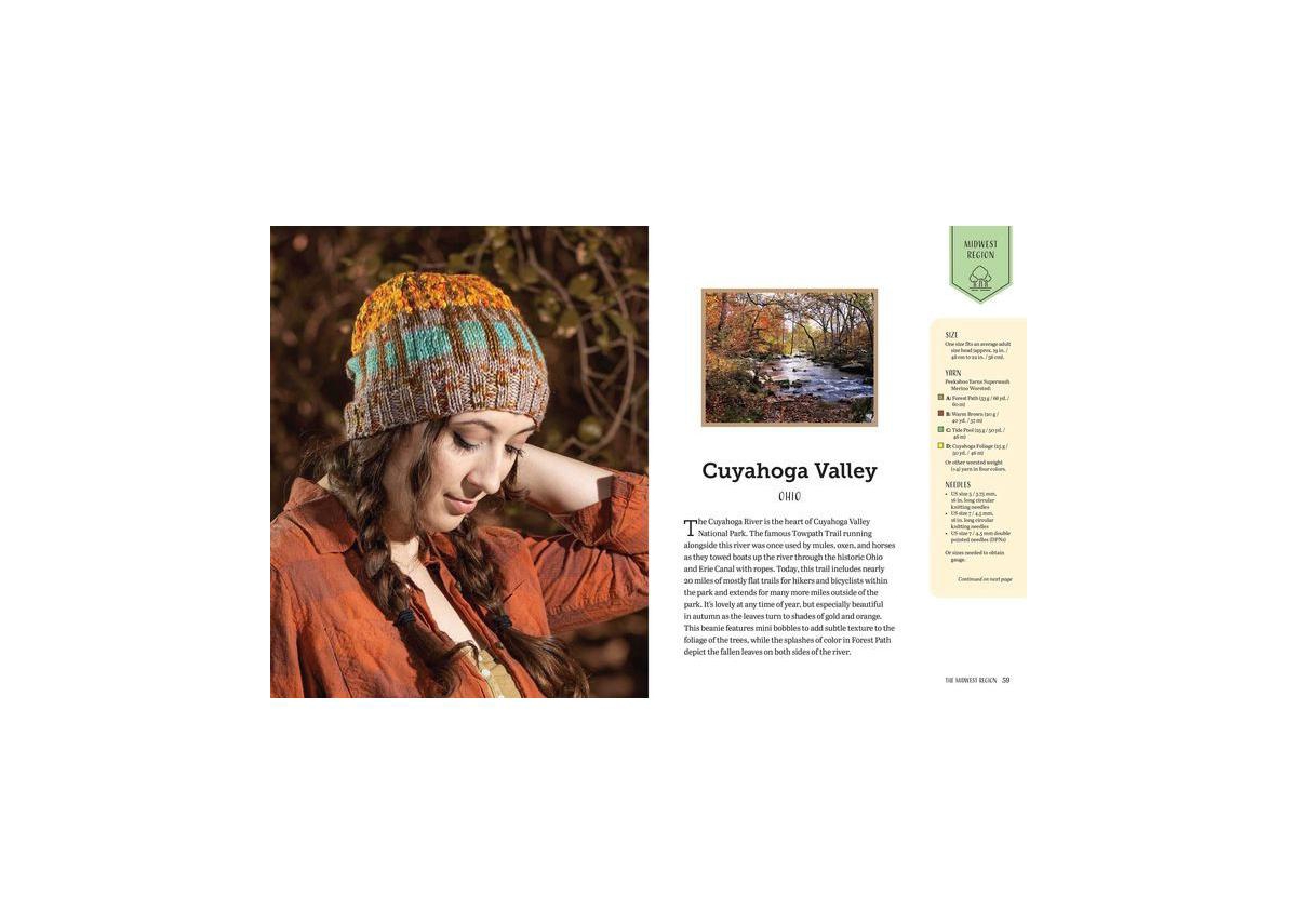 Knitting the National Parks: 63 Easy-to-Follow Designs for Beautiful Beanies Inspired by the Us National Parks (Knitting Books and Patterns; Knitting