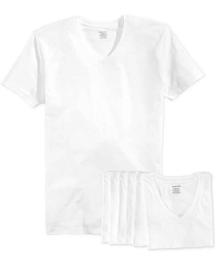 Alfani Men's Tagless 7 Pack VNeck Undershirts Macy's