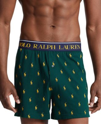 Polo Ralph Lauren Men's Cotton Blend Exposed Waistband Boxers - Macy's